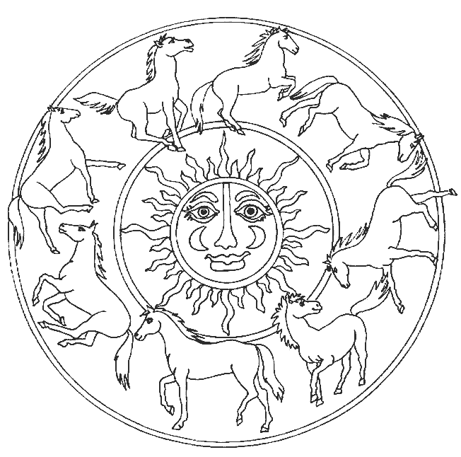 Plansa de colorat cu Amestecate 34 126